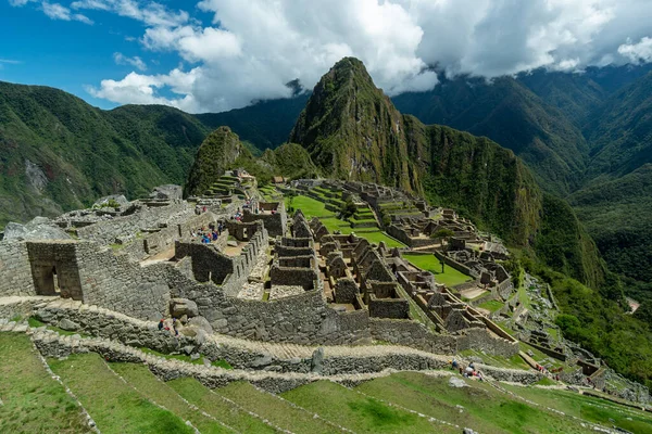 Machu Picchu Bekannt Als Die Verlorene Stadt Der Inkas Peru — Stockfoto