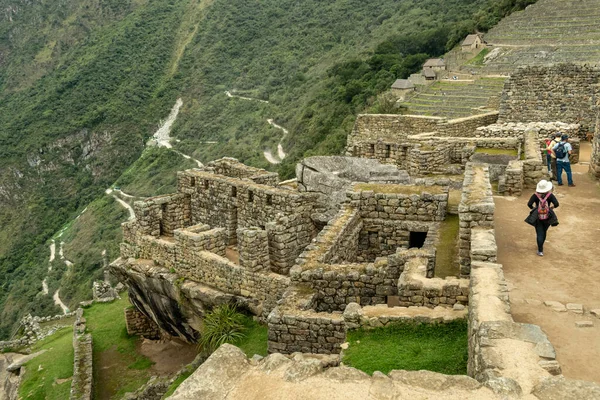 Machu Picchu Bekannt Als Die Verlorene Stadt Der Inkas Peru — Stockfoto