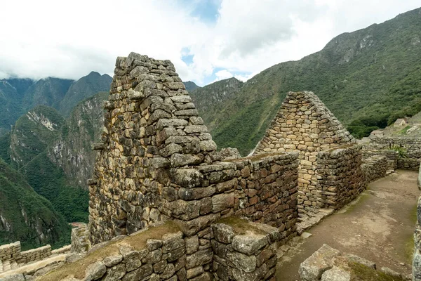 Machu Picchu Conhecida Como Cidade Perdida Dos Incas Peru Outubro — Fotografia de Stock