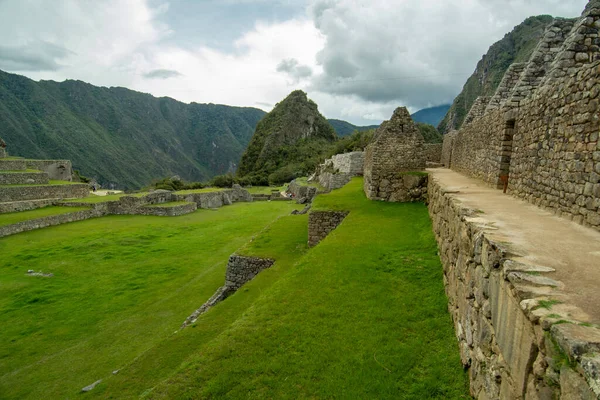 Machu Picchu Bekannt Als Die Verlorene Stadt Der Inkas Peru — Stockfoto