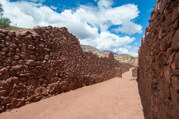 Археологический Парк Пикиллакта Лукре Провинция Киспиканчи Департамент Куско Перу Октября — стоковое фото