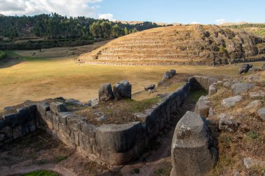 Sacsayhuaman Arkeolojik Kompleksi, Cusco, Peru 5 Ekim 2014