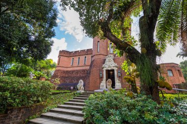 Instituto Ricardo Brennand, Recife, Pernambuco, Brezilya, 10 Ekim 2018. Brennand Kalesi olarak da bilinir, Güney Amerika 'nın en iyi müzelerinden biridir..