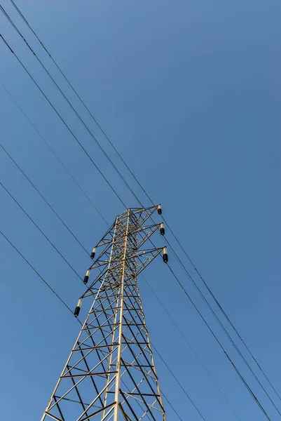 Elektrifizierungsturm Mit Blauem Himmel — Stockfoto