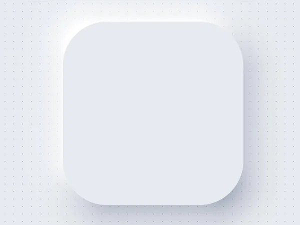 Anwendung Realistische Icon Blank Template Mockup White — Stockvektor