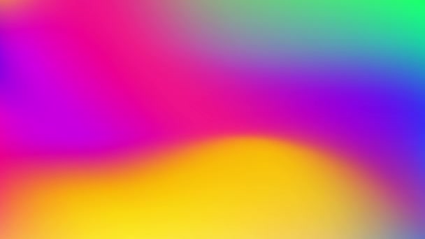 Abstraktní gradientová smyčka. Živé barevné rozmazané pozadí. — Stock video