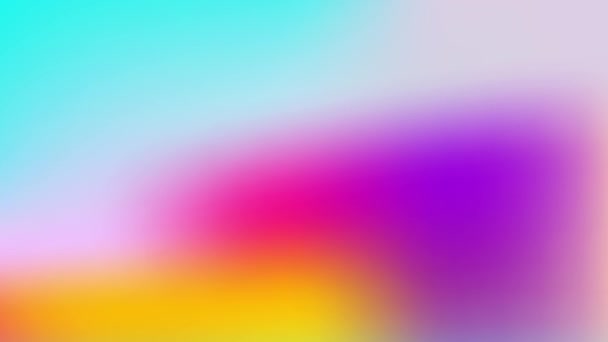 Abstrait Gradient Loop. fond flou coloré vif. — Video