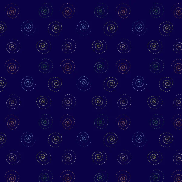 Mavi arka planda orijinal tekstil tasarımı. Giysi, kumaş ve kağıt baskısı için kusursuz dolgu