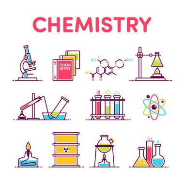 Icons Science chemistry