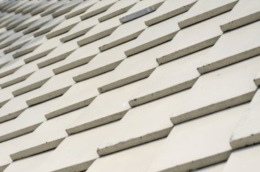 beyaz renk shingle çatı