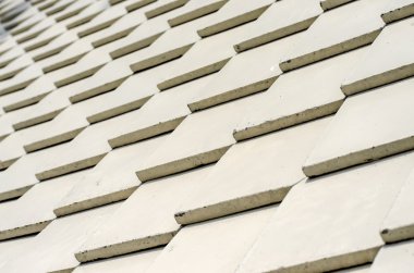 beyaz renk shingle çatı