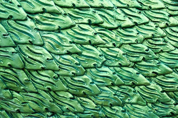 Green texture in thai art — Stock Photo, Image