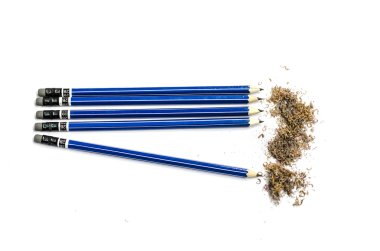 yakın çekim mavi kalem