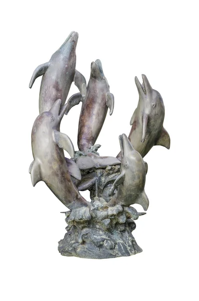 Delfinskulptur — Stockfoto