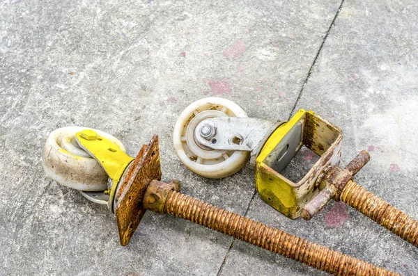 Wheel of scraffolding — Stock Photo, Image