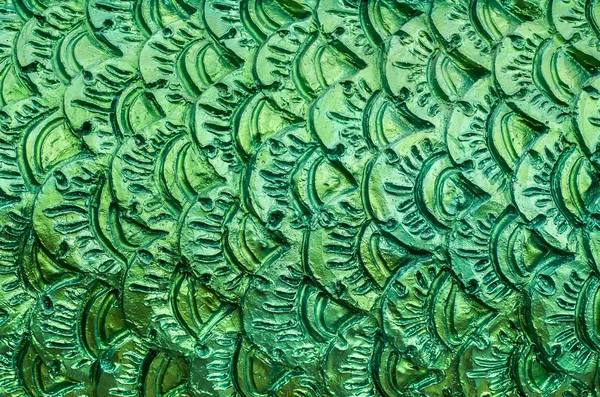 Texture verte dans l'art thaï — Photo