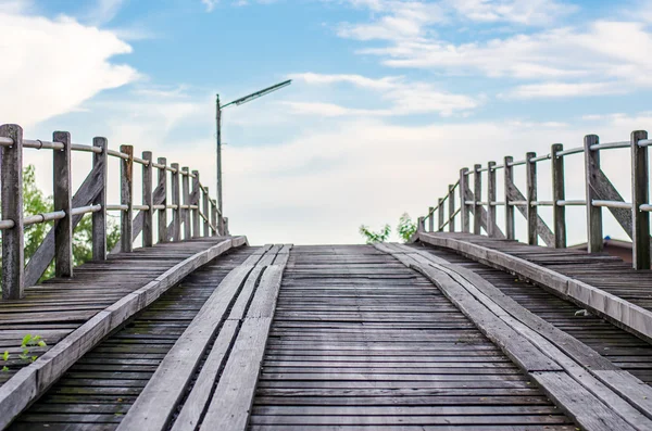 Old timber bridge — Stock Photo, Image