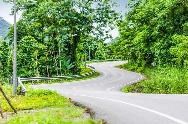 Snake curved road — Stock Photo, Image