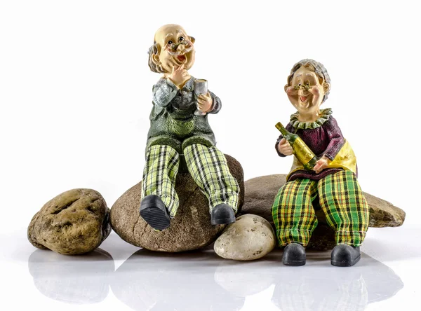 Grand mom & grand dad — Stock Image Grand mom & grand dad Stock Picture