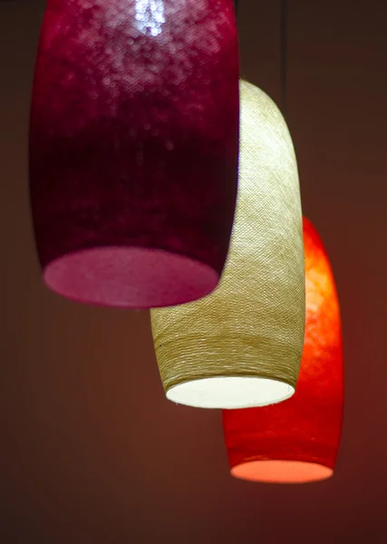 3 color lamps — Stock Photo, Image