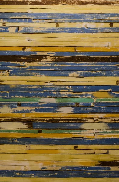 Vieux mur en bois coloré — Photo