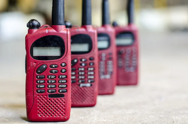 Ed color used walky talky — Stock Photo, Image
