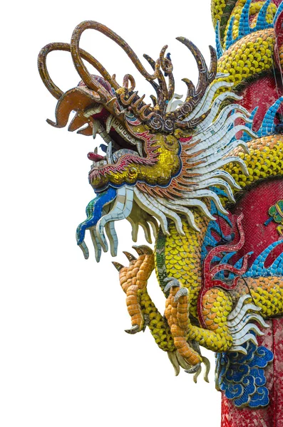 Китайский дракон на палочке — стоковое фото