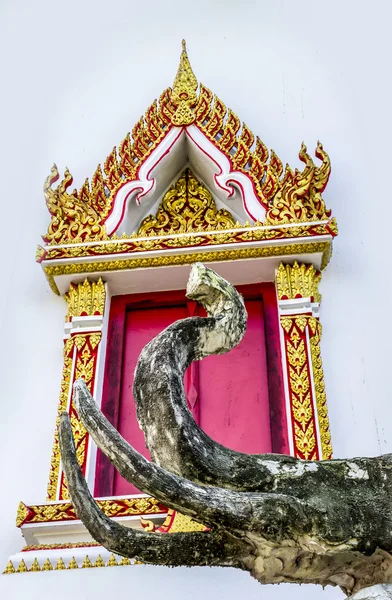 Scultura elefante in templo — Foto Stock