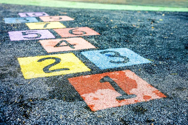 Nuber no parque infantil — Fotografia de Stock