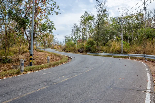 Snake curved road — Stock Photo, Image