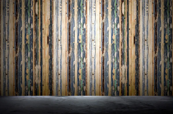 Барвиста стара дерев'яна стіна — стокове фото