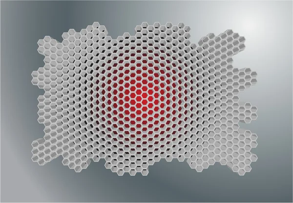 ハニカムパターン — ストックベクタ