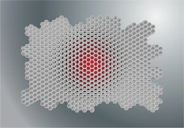 ハニカムパターン — ストックベクタ