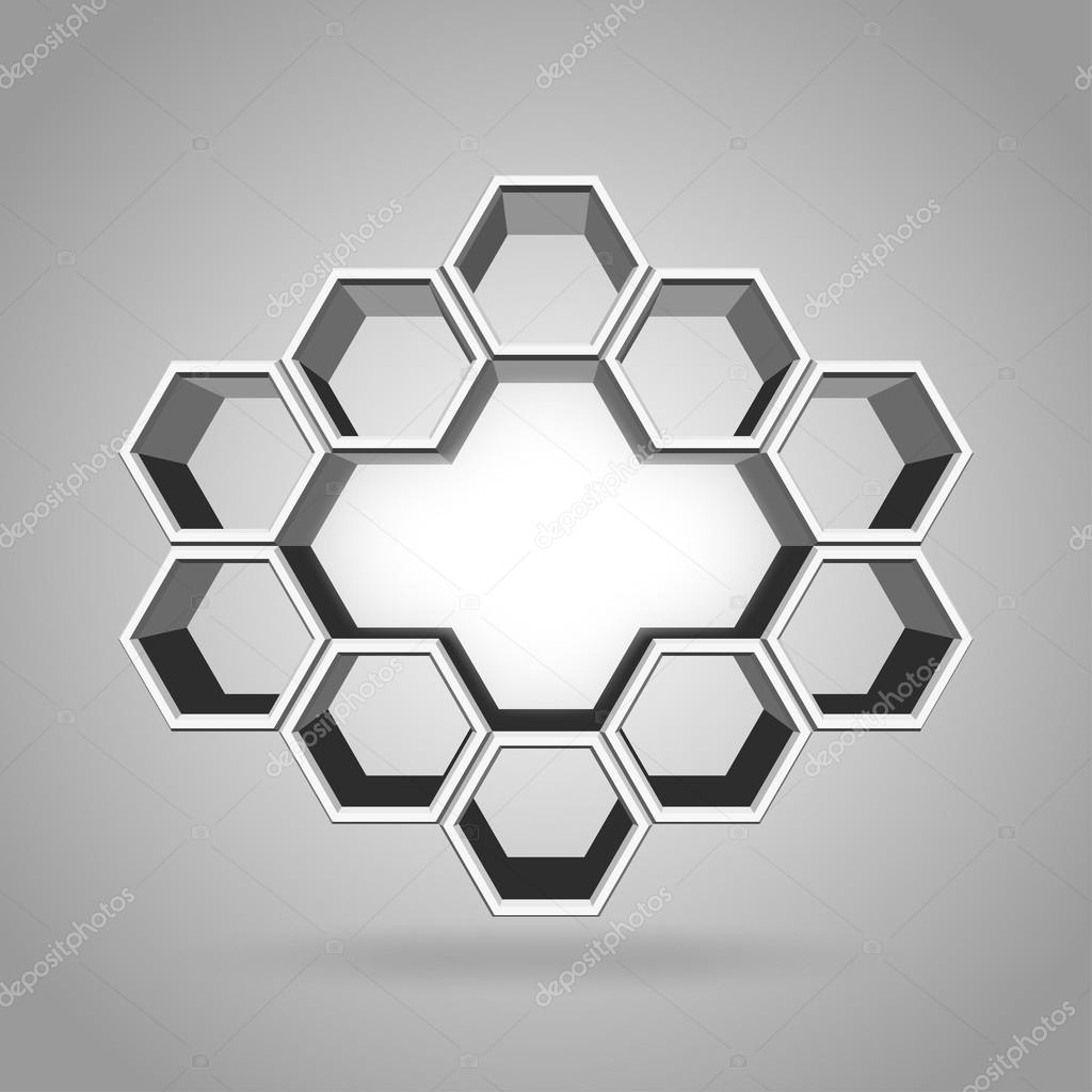 22d hexagon pattern Stock Vector Image by ©Neode #22 Within Blank Pattern Block Templates