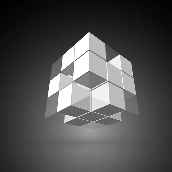 3d cubic — Stock vektor