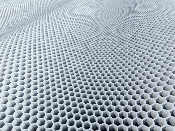 3D hatszögletű minta — Stock Fotó