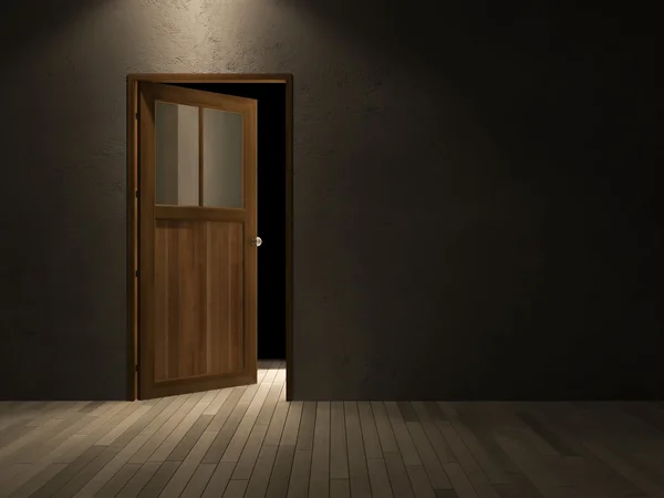 3D drzwi — Zdjęcie stockowe