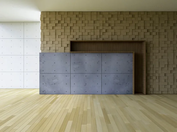 3ds interiér obývací pokoj — Stock fotografie
