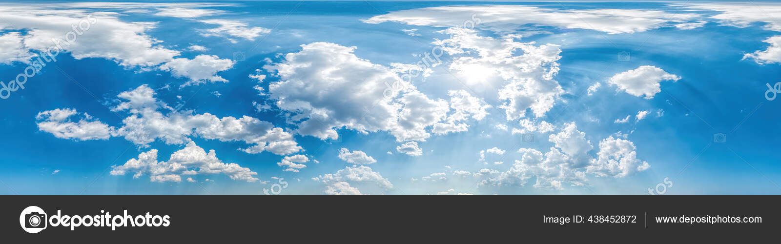 Sky Panorama Clouds Ground Easy Use Graphics Panorama Composits Aerial Stock Photo By C Panophotograph