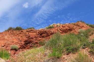 Red rock ve gökyüzü