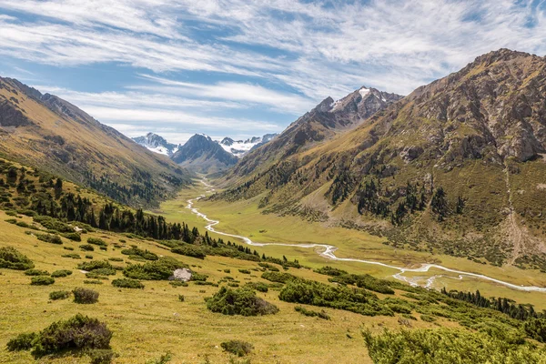 Valle del río de montaña —  Fotos de Stock