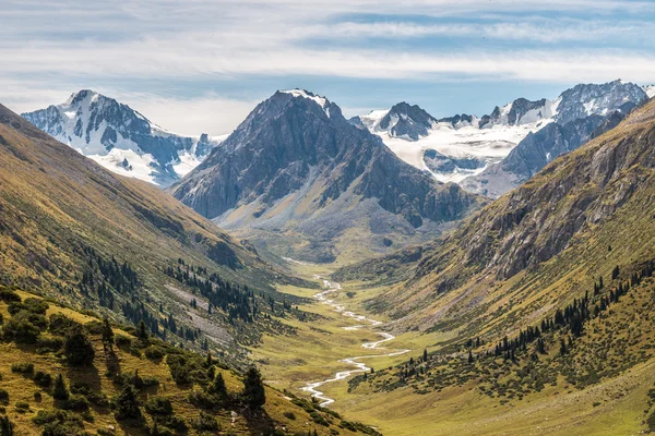 Mountain river valley Stock Image