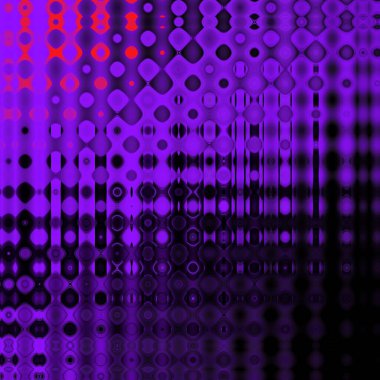 Mor ışığa karşı şekillendirilmiş kentsel gökyüzü siluetinin su yansıma kalıpları şekilleri ve soyut tasarımları