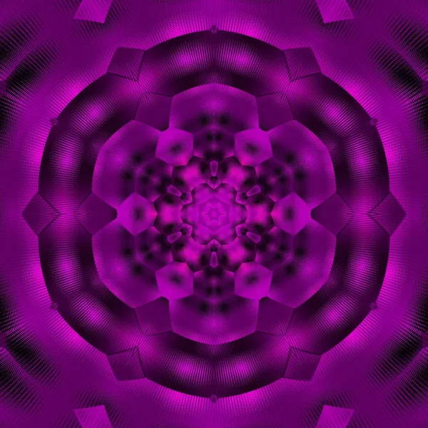 Оттенки Фиолетового Розового Футуристических Металлических Цветочных Фантазии Текстурированные Узоры Дизайн — стоковое фото