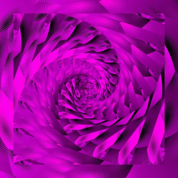 Tonos Púrpura Rosa Futurista Fantasía Floral Metálica Patrones Texturizados Diseño — Foto de Stock