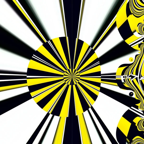 Modelli Disegni Frecce Chevron Giallo Brillante Nero — Foto Stock