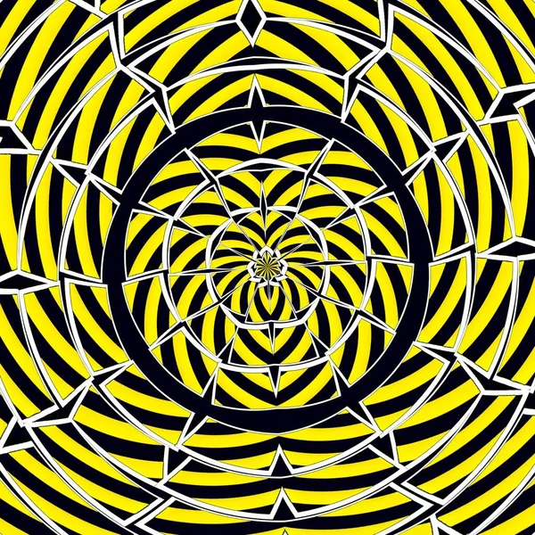 Parlak Sarı Siyah Sembollü Okların Desenleri Tasarımları — Stok fotoğraf