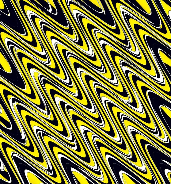 Modelli Disegni Frecce Chevron Giallo Brillante Nero — Foto Stock