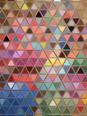 Renkli şemsiyelerle kaplı bir caddenin desenleri ve tasarımları