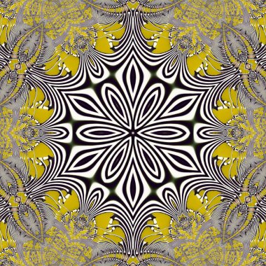 Stilize bilgisayar devre kartları desenleri ve tasarımları canlı sarı renkte şekillendirir